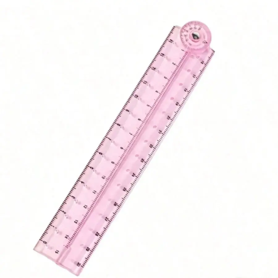 30cm Flexible Ruler, Transparent Plastic Measuring Tool, Durable & Portable, Ideal for Drawing, Drafting, Homework, Office Use, Back-To-School Gift