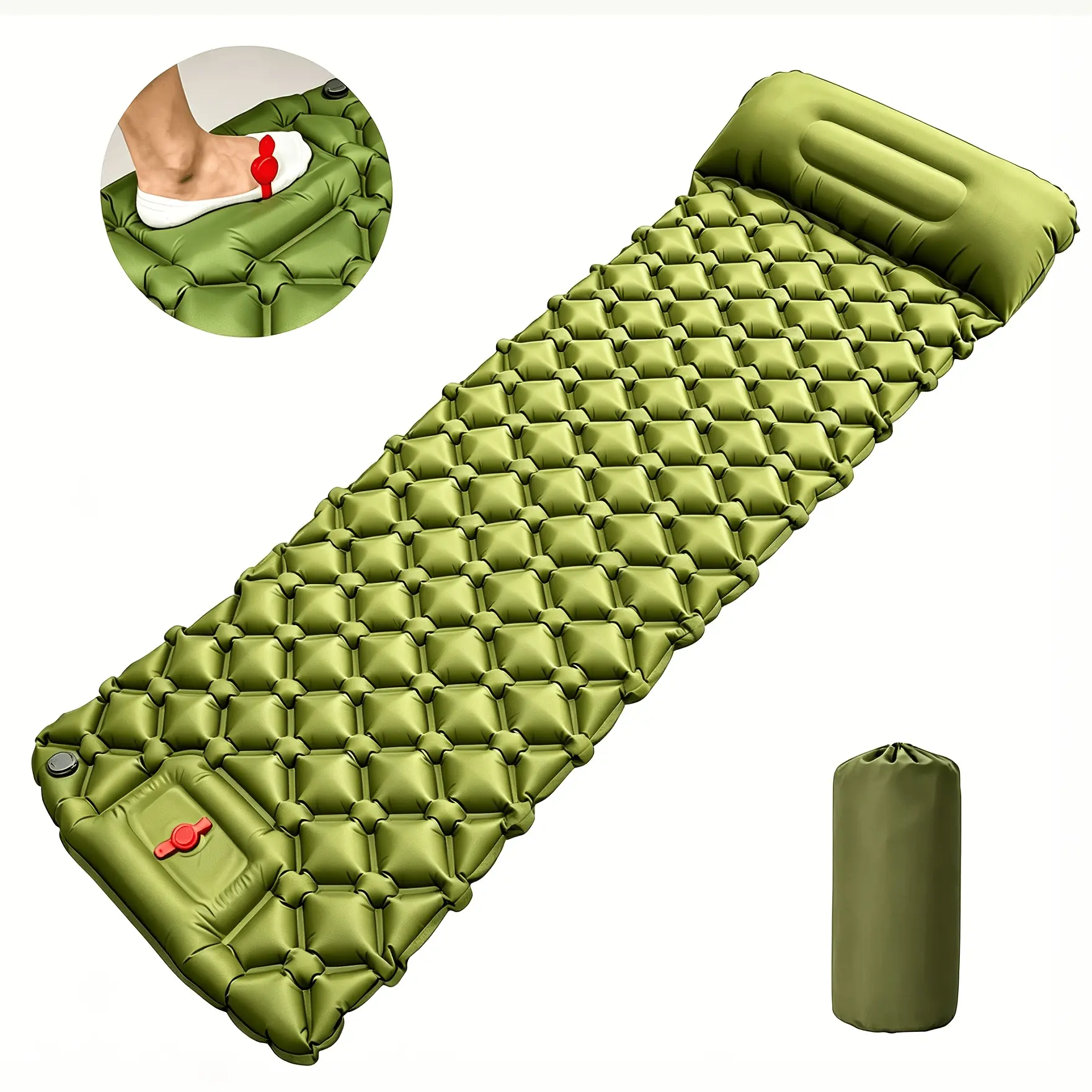 Ideal for road trips, camping, hiking and picnicking outdoor inflatable sleeping mats