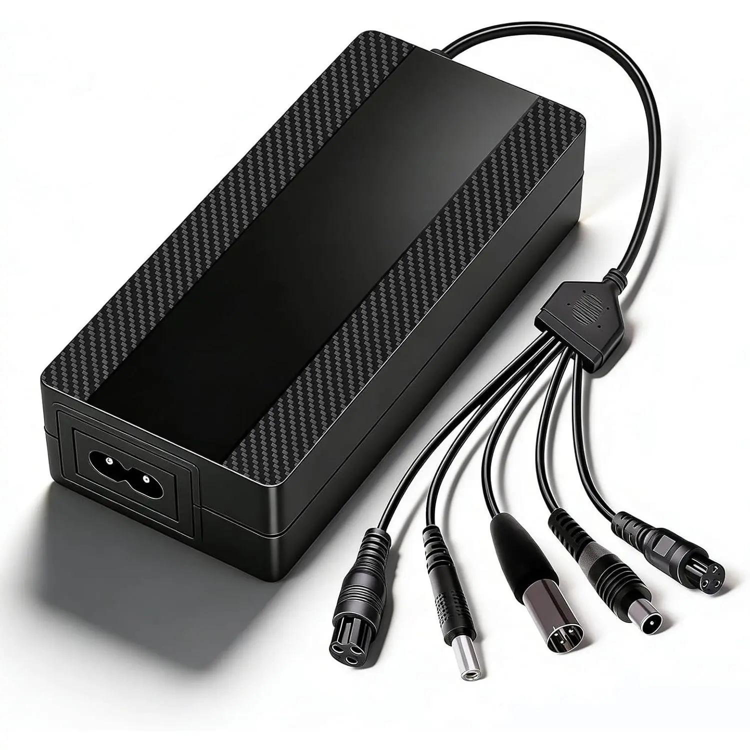 UL Certified 54.6V 1.6A Smart Lithium Battery Charger with 5-in-1 Plug for 48V (13S) Batteries, E-bikes, E-scooters, Hoverboards (Gotrax, Jetson, Razor, Swagtron, Bird, Segway)