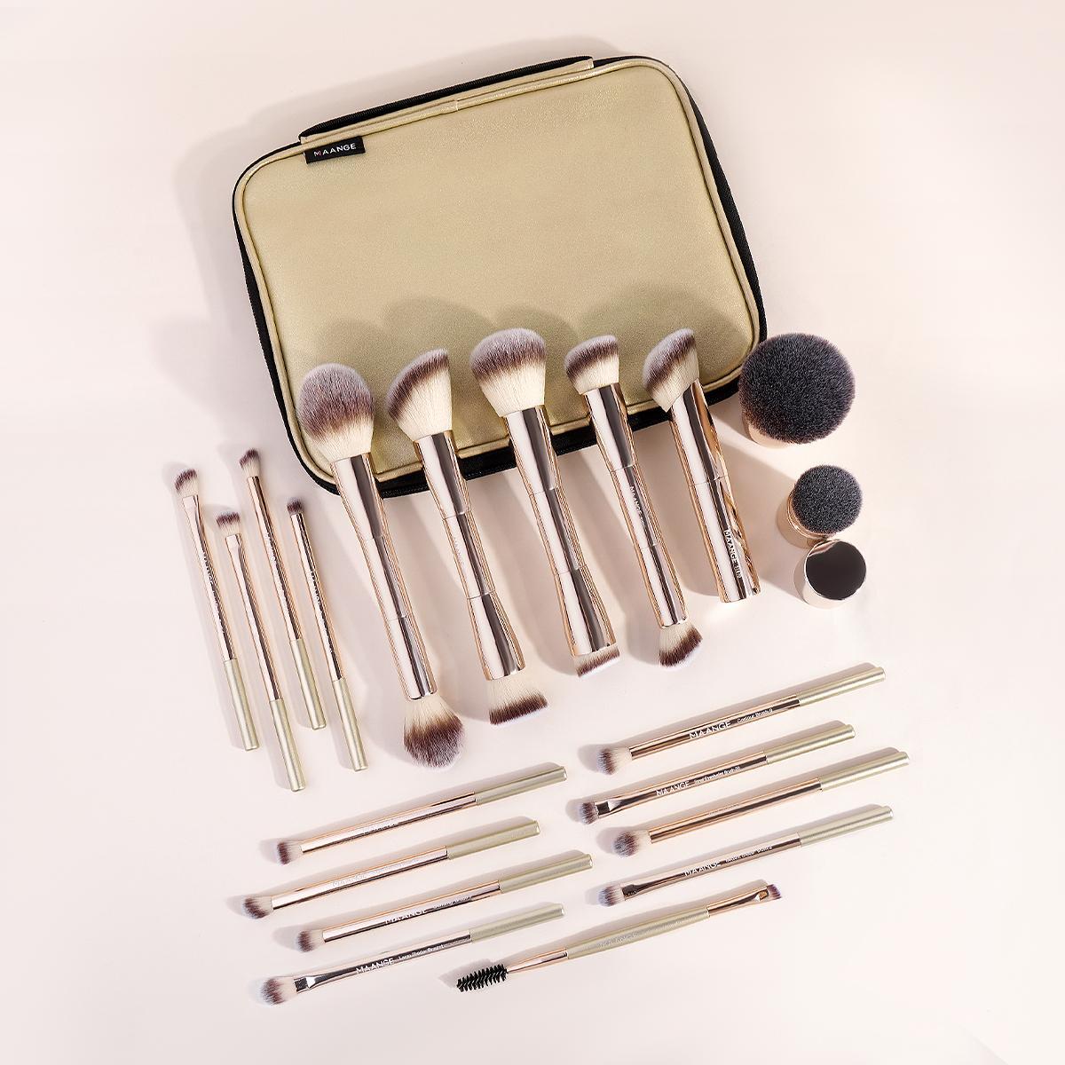 Makeup Brush Set with Storage Bag for Gift, 20pcs/set Professional Makeup Brush with Soft Bristles, Multifunctional Makeup Tool for Women & Girls, Cosmetics, Makeup Brush Kit