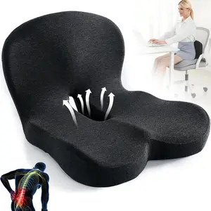 Single Pack Car Cushion Lumbar Support, Cost-Effective Ergonomic Memory Foam Vehicle Backrest Pad Combo, Space-Saving Non-Slip Seat Padding for Truck Fleet Driving, Car Seat Cushions for Driving, Automotive Accessories Props
