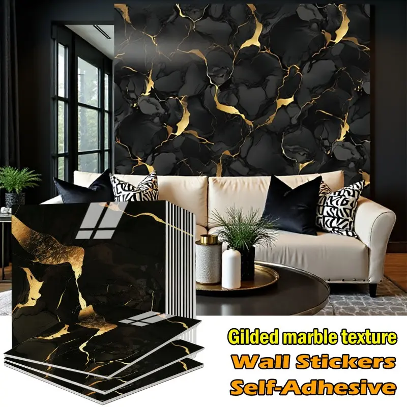 20/40pcs Decorative Wall Stickers, Creative Brick Pattern Wallpaper, Waterproof PVC Wall Decals, Easy Peel-Off, for Bathroom Kitchen Living Room Interior Wall, Sticky Wallpaper Peel And Stick