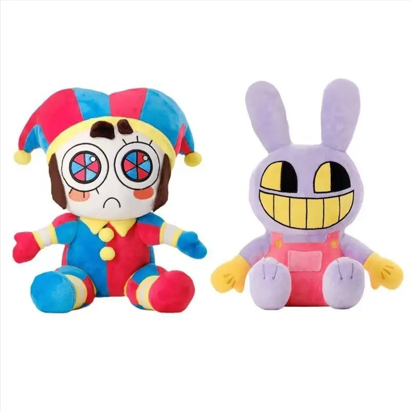 The Amazing Digitalcircus Clown Plush Toy, Soft and Cuddly Stuffed Animal, Perfect Gift for Kids, Durable and Safe Plaything