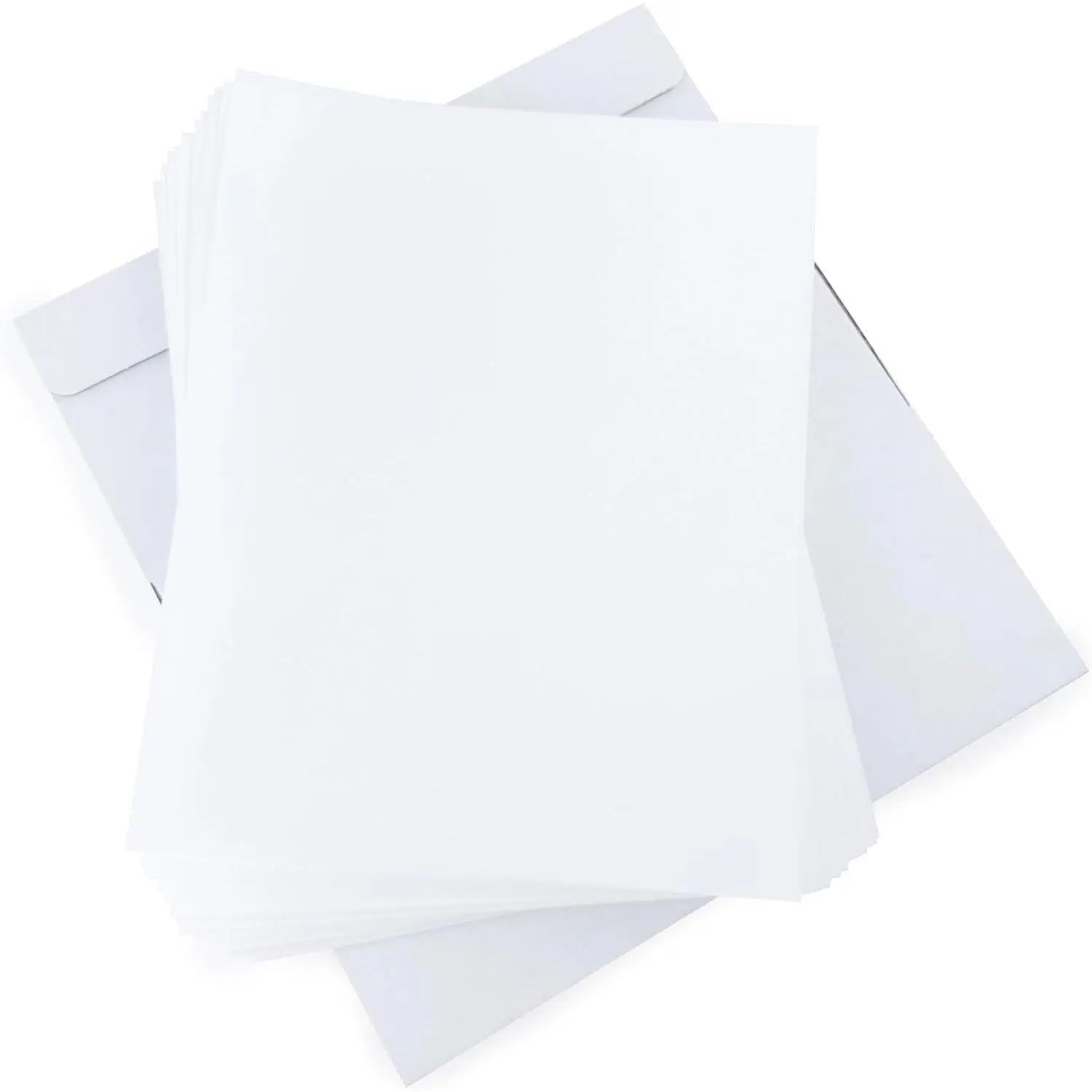 Wafer Paper Flexible Edible Printer Sheets 50 Pack 0.4mm White Letter Size 8.5" x 11" Cake Topper Decoration Burn Away