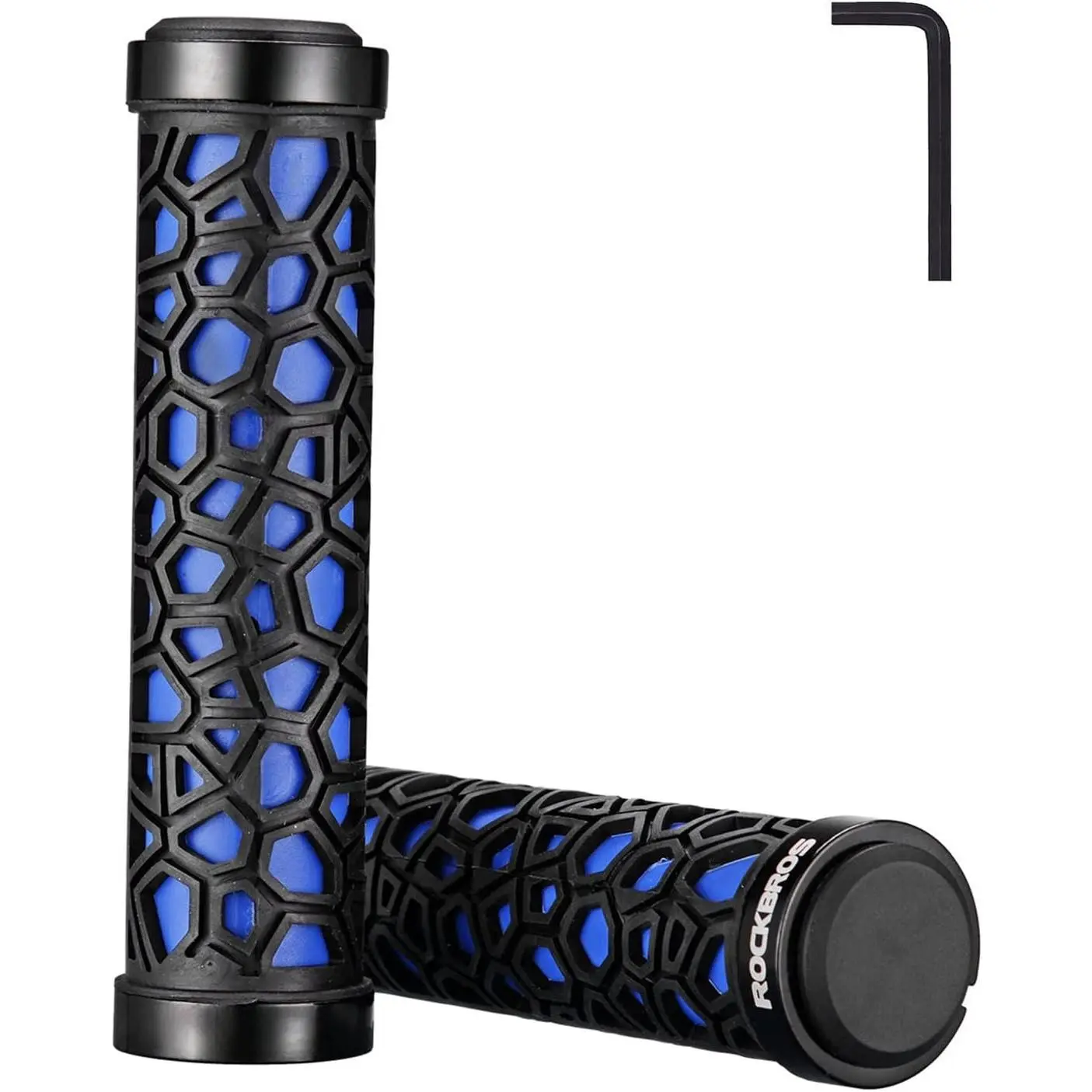 Handlebar Grips Double Lock-  Grips Non-Slip  Handlebar Grips for MTB, BMX, Scooters, Folding Bikes 22.2mm