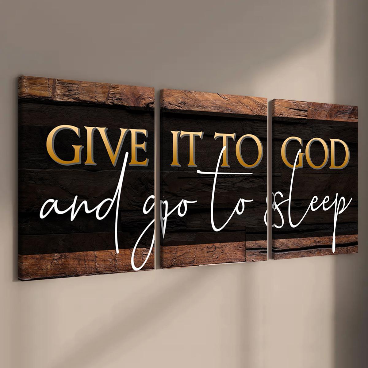 Wooden Framed Canvas Painting, 3 Counts/set Letter Pattern Western Wall Art, Vintage Art Canvas, Modern Home Decor, Vintage Letters Print for Living Room Home Office Hotel