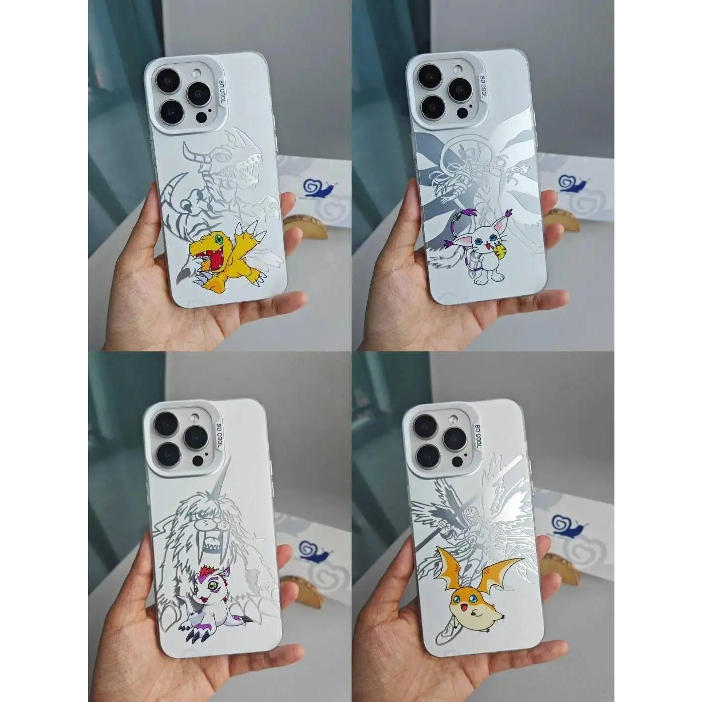 Cartoon Fashion Super Cool D-Digimon Phone Case For iPhone 17 Air 16 15 14 13 12 11 Pro Max Plus and Samsung S26 S25 S24 S23 S22 Plus Ultra Y2K Luxury Matte Cover