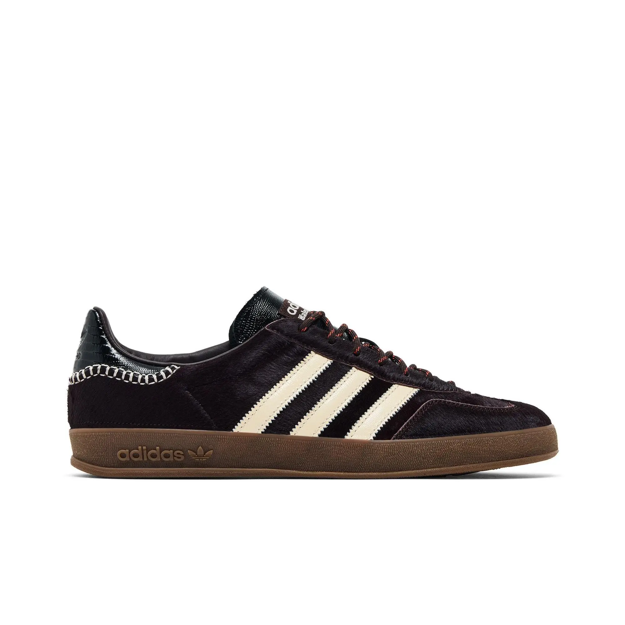 Wales Bonner x adidas Gazelle Pony 'Auco White Core Black' (Unisex) Auco/Wonder White/Core Black training-shoes KK3640