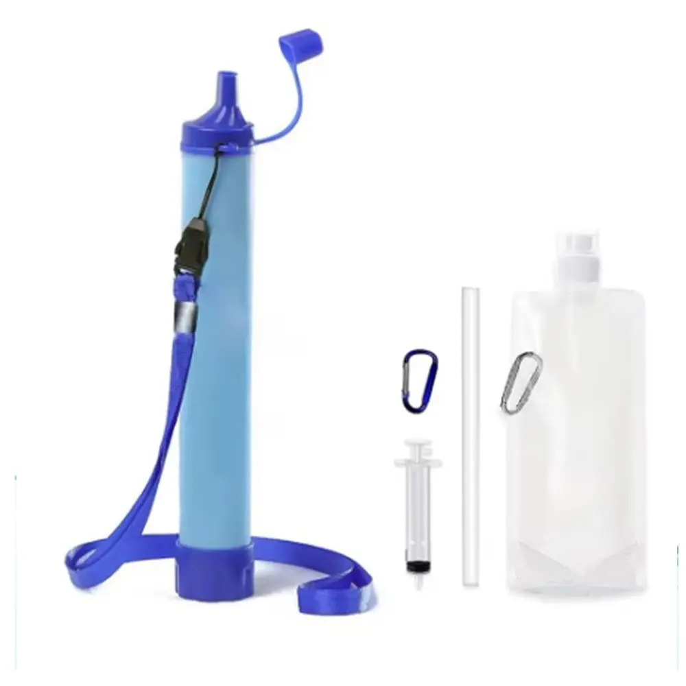 Portable Outdoor Water Purifier, Emergency Survival Straw, Camping Filtration, Water Filter For Camping, Direct Drinking Filter, Wilderness Essential, Survival Water Straws