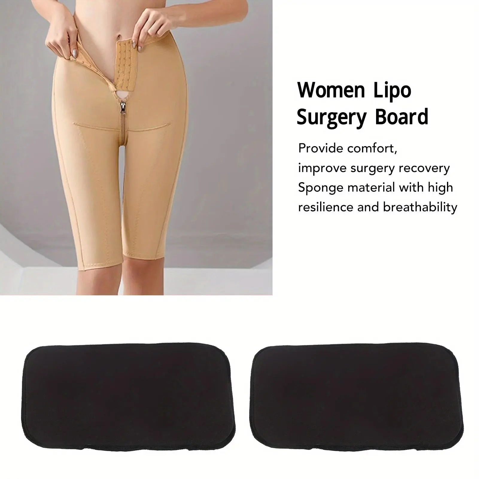 2 Pack Soft Foam Cushion Sheets With Even Snug Fit, Waist & Abdomen Torso Stabilizing Buffer Pads For Ladies Daily Body Lining