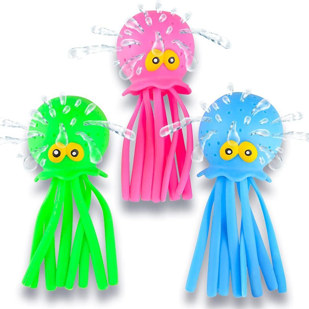 Octopus Design Water Ball (3 Counts/Set), Random Color Octopus Water Bomb, Splash Balls, Swimming Pool Floating Swim Toy, Pool Floaties