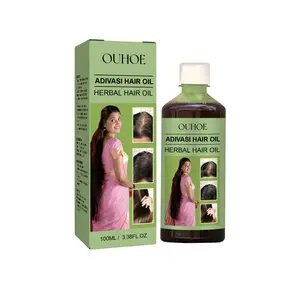 OUHOE Herbal Hair Oil Gentle Nourishment for Scalp, Strengthens Hair, Cleanses Scalp, Smooths and Conditions Hair