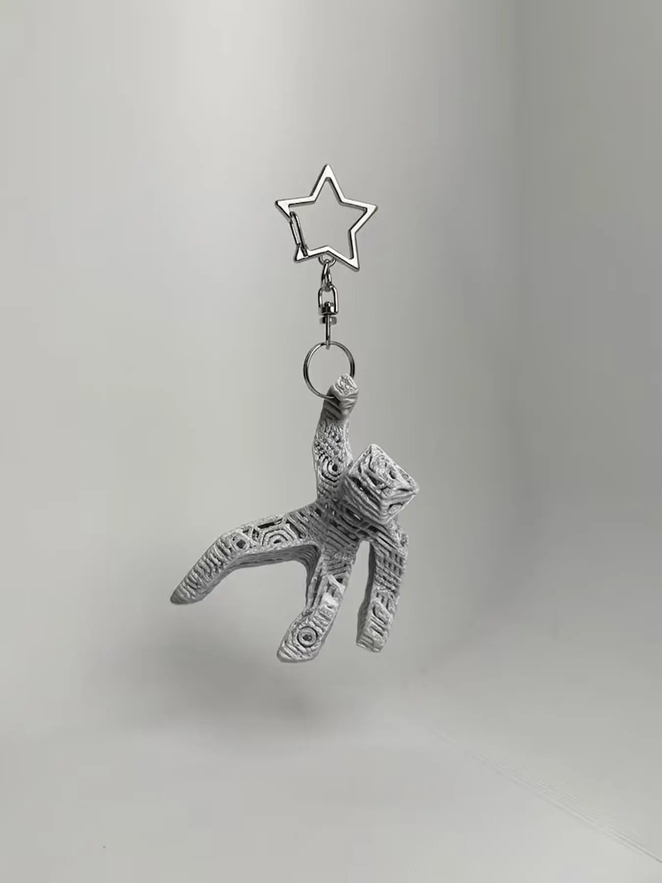 1pc 3D Printed Xenon Rock Figure, Project Hail Mary Grace Sculpture Keychain Pendant, Keychain Figures, Gift for Movie Lovers, Die-Hard Fans and Birthday Present, Multiple Color Options