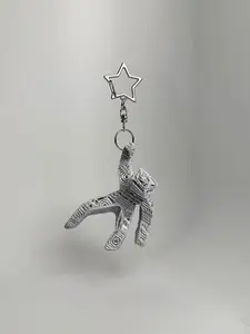1pc 3D Printed Xenon Rock Figure, Project Hail Mary Grace Sculpture Keychain Pendant, Gift for Movie Lovers, Die-Hard Fans and Birthday Present, Multiple Color Options
