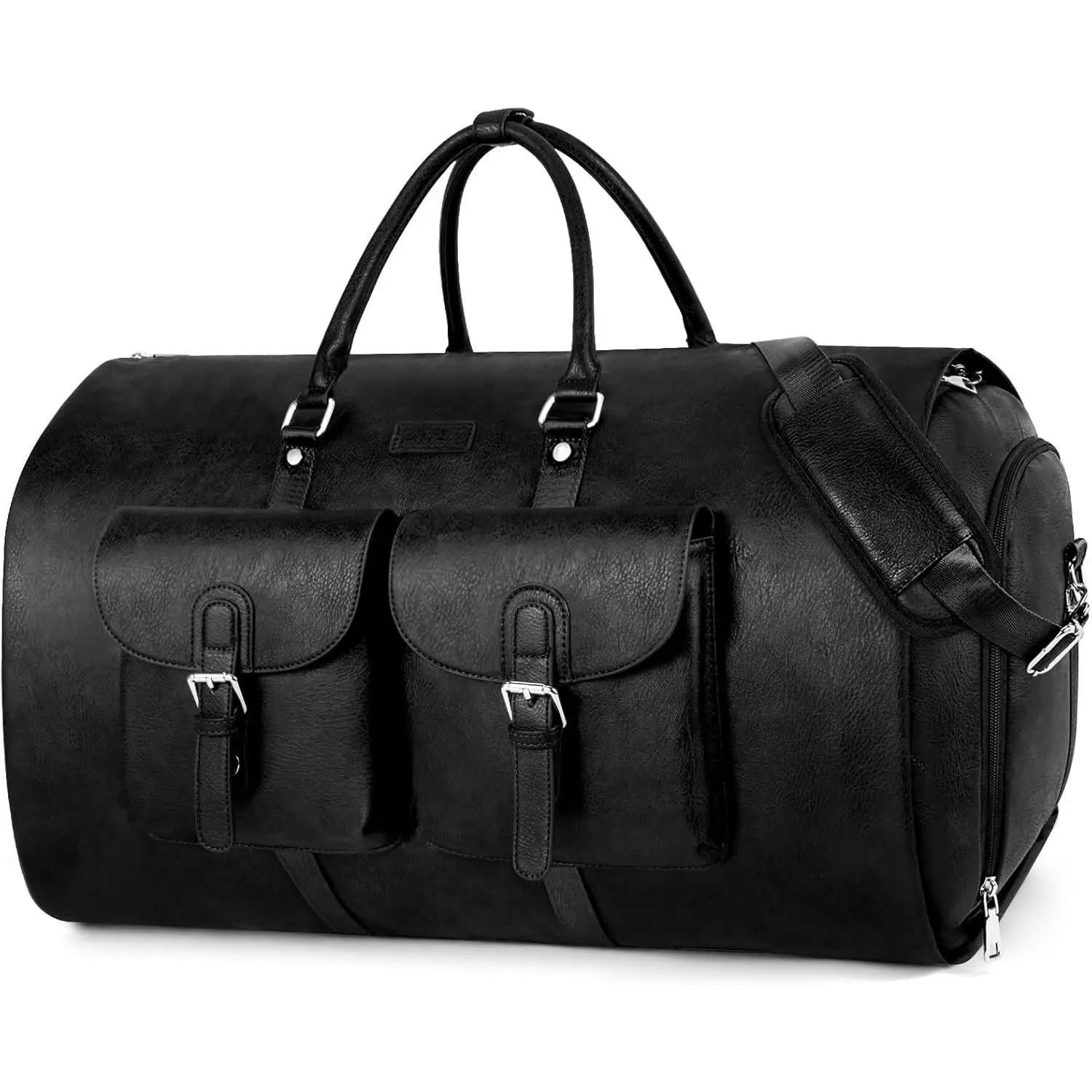 Garment Bag for Travel, Convertible Carry  Garment Duffel Bag for Men 3 count Weekender Bag 2 in 1  Suitcase Suit Bag