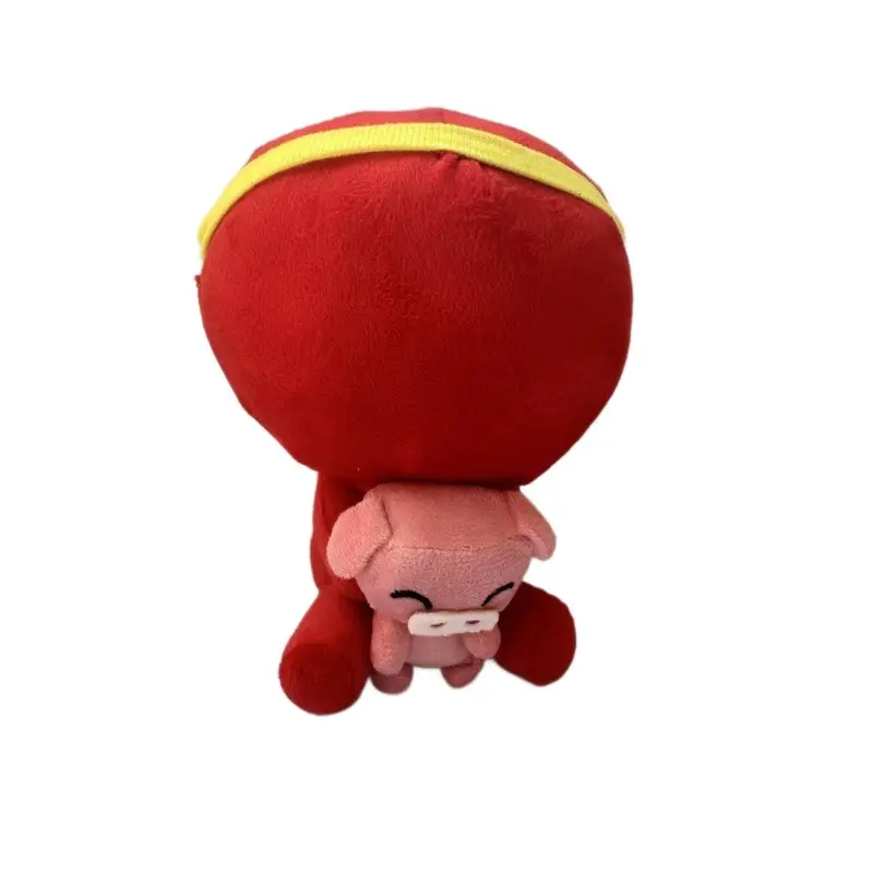 Unisex 9-Pack Big Head Cartoon Plush Doll Set, Colorful Unique Character Stuffed Toys with Hollow Head, Wings, Crown Decor, Collectible Gift for Rainbow Friends Fans, Collectibles, Workstation