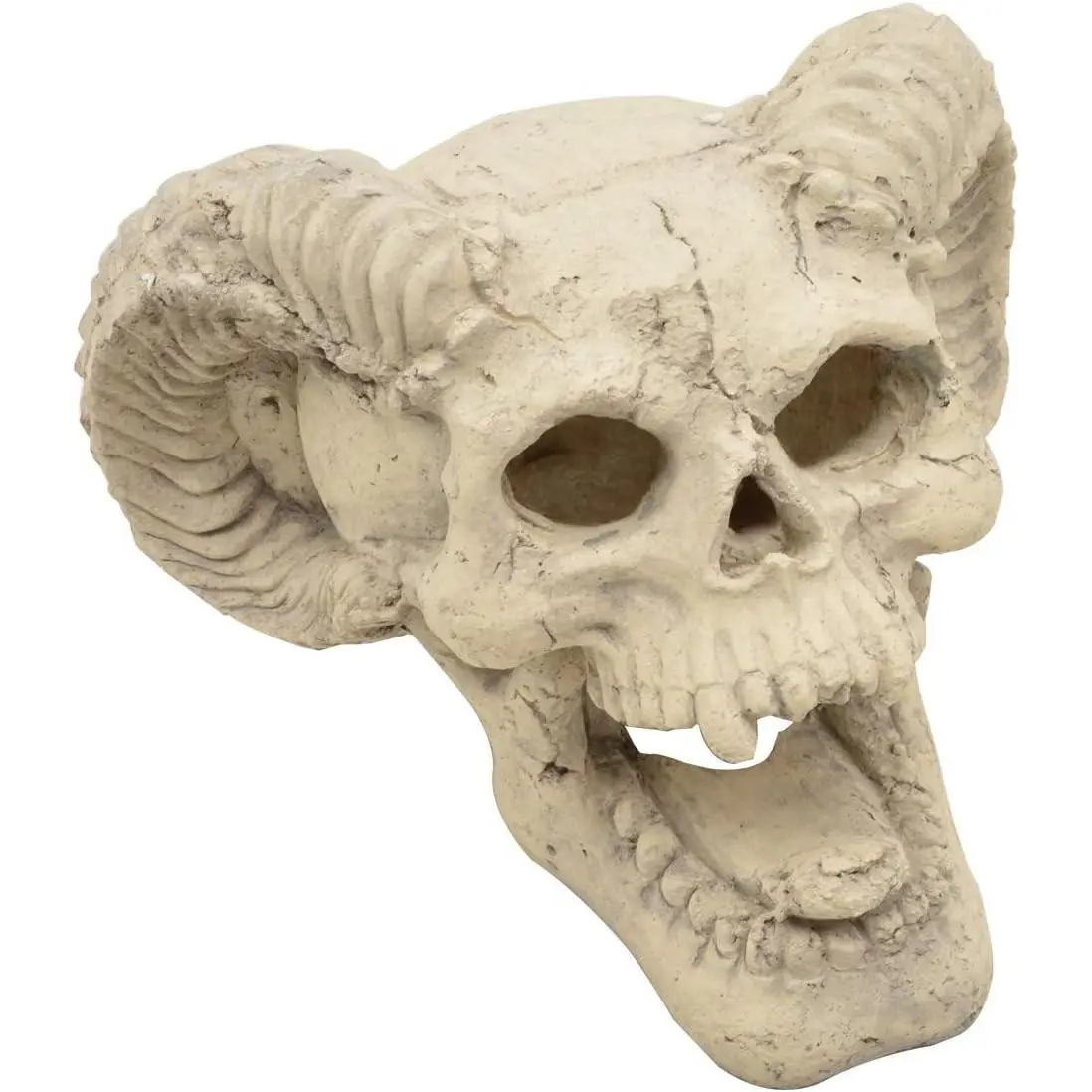 Fire Pit Demon Skull Gas Log for Fireplace Halloween Decor for indoor fireplace and fire pits outdoor campfire, halloween party decor