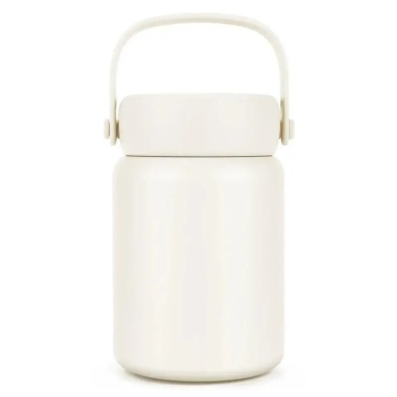 12oz Stainless Steel Insulated Food Jar, Wide Mouth Leak-Proof Soup Thermos for Adults, Portable Lunch Container for Work & Travel, Thermal Lunch Box