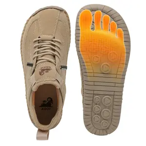 Couple Hand Stitched Flat Casual Shoes Ankle Boots Unisex Daily Walking FootwearF9888