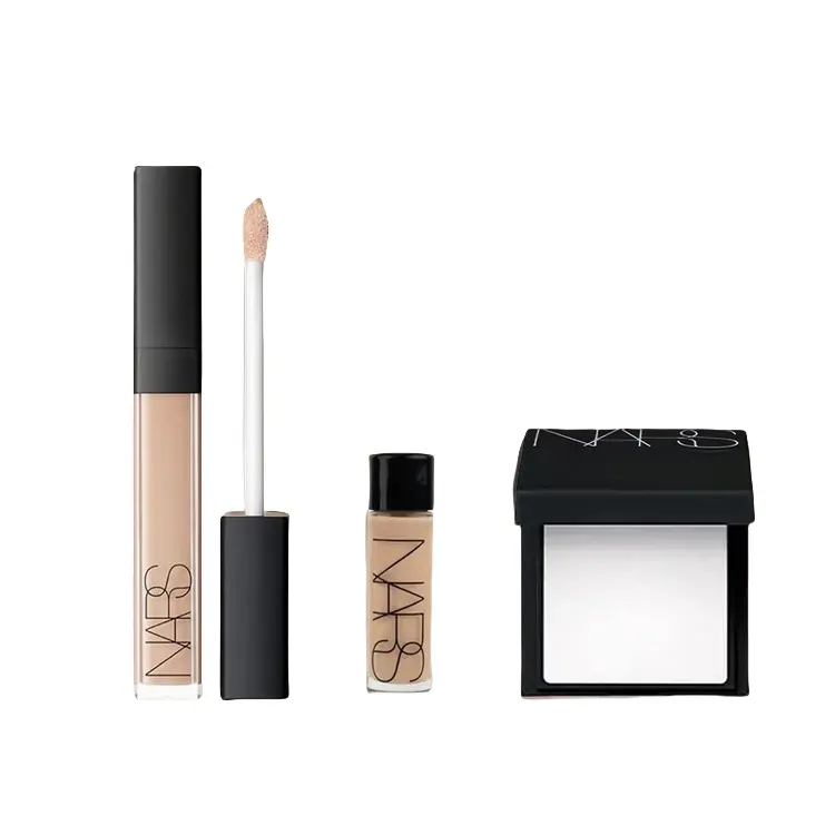NARS Makeup Sample Set Concealing Cream Foundation With Loose Powder Sample Pack Natural Correcting Skin Tone