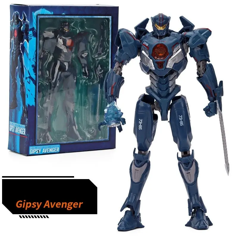 Pacific Rim 2 Obsidian Knife Revolver Wanderer Figure, Collectible Action Figure Model, Gift Boxed, Desktop Decor, Desktop Decor Figures, PC Case Ornament