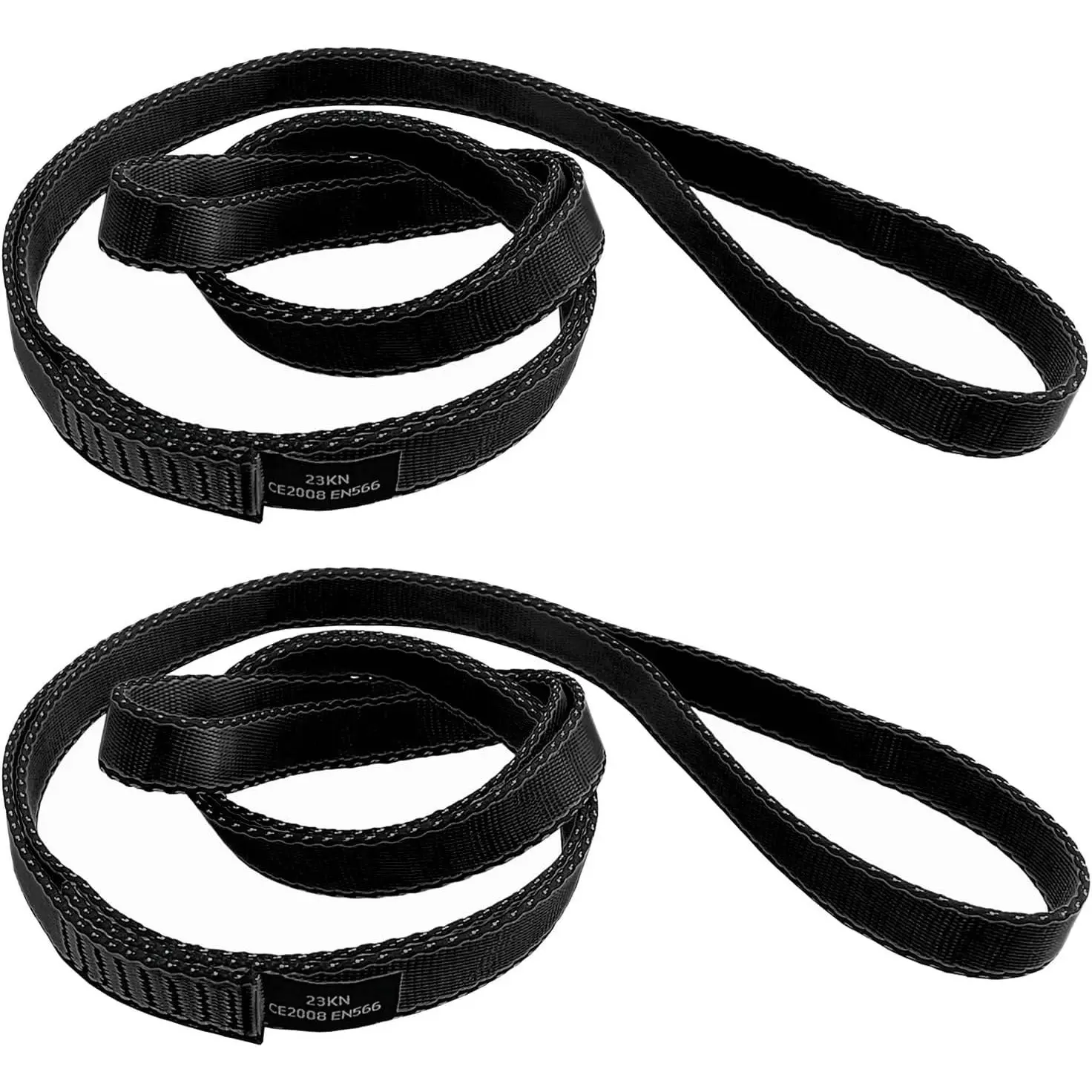 18MM Nylon Climbing Slings Runners 23 kN Strong Webbing Straps for Rock Climbing, Rappelling, Swing, Yoga Hammock etc