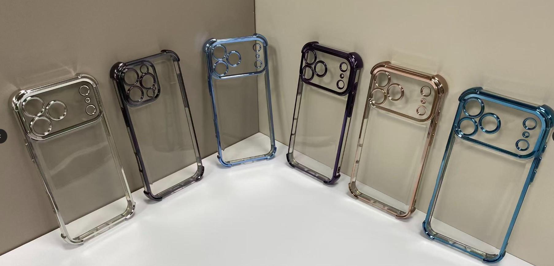 Phone Case: The Newly Designed Electroplated Transparent TPU Phone Case with Creative Patterns Is Suitable for a variety of iPhone and samsung  models, from Iphone 15,17 series to Iphone 11 series