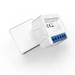 Tuya ZigBee Smart Light Switch No Neutral Relay Module 1/2/3 Gang Smart Life/Tuya App Control,Work with Alexa Google Home Smart App Controlled