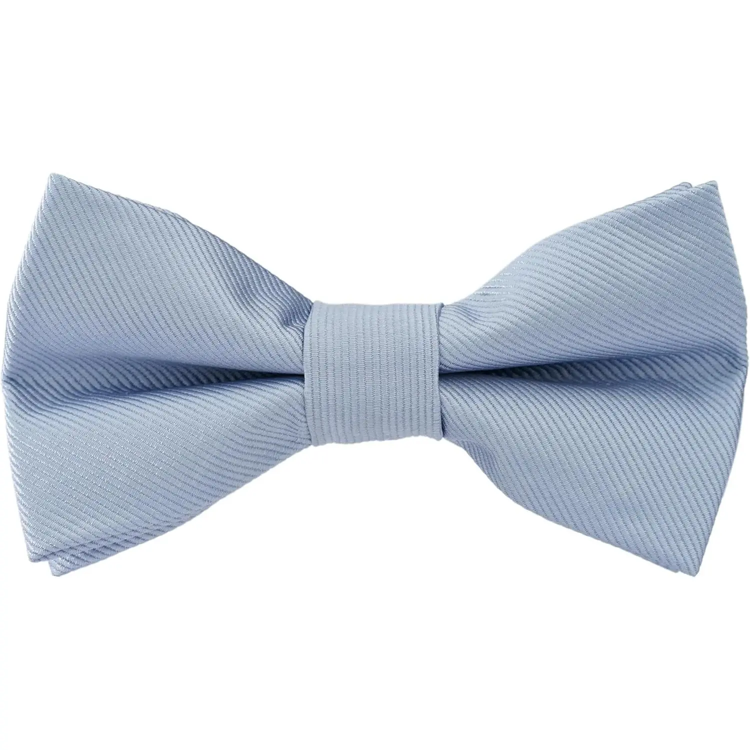 Pre-Tied Bow Ties, Formal Solid Tuxedo Bowties, Sizes for Toddlers, Boys and Youths, Dusty Blue