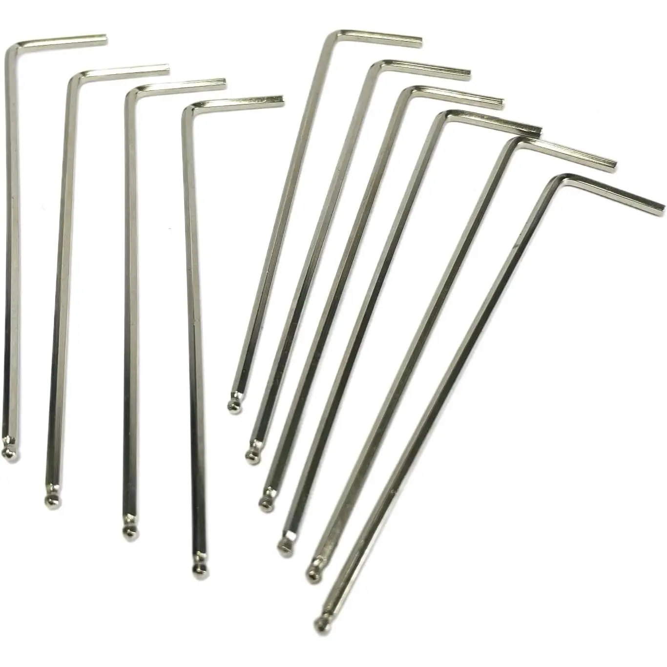 10 count 2mm Ball End Allen Wrench sets,2mm Hex Key Wrench set,2mm ball end Hex Driver allen key Door Key L Shaped hex wrench set with Long Arm 95mm lengh.2mm ball end hex wrench