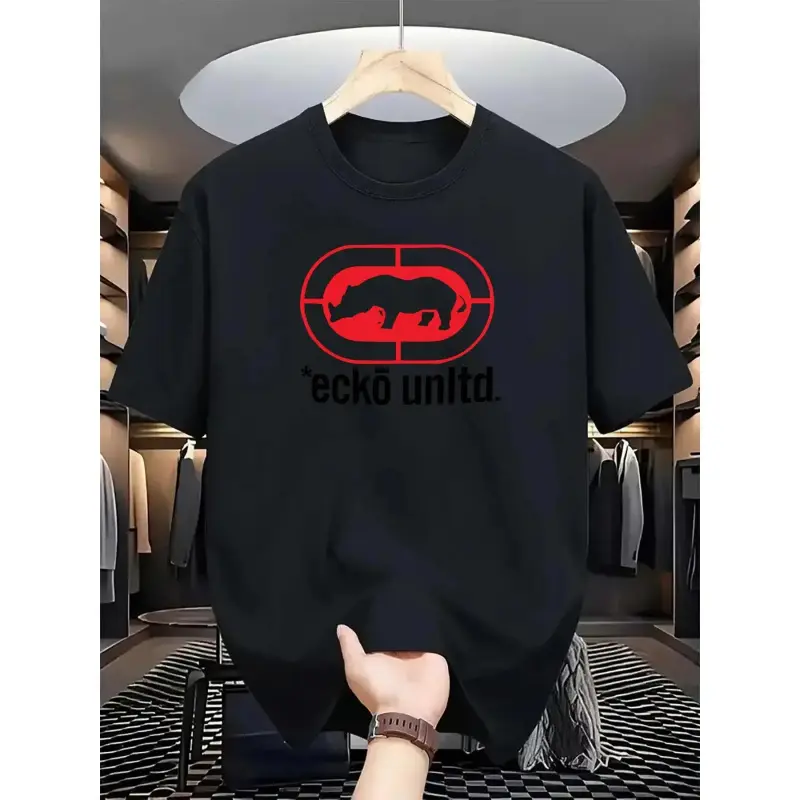 Ecko Unltd. Men's Short-Sleeve Casual Graphic T-Shirt Top | Round Neck, Breathable, Quick-Dry, Comfort Fit, Elastic Fabric, Summer Menswear Sport & Outdoor Top