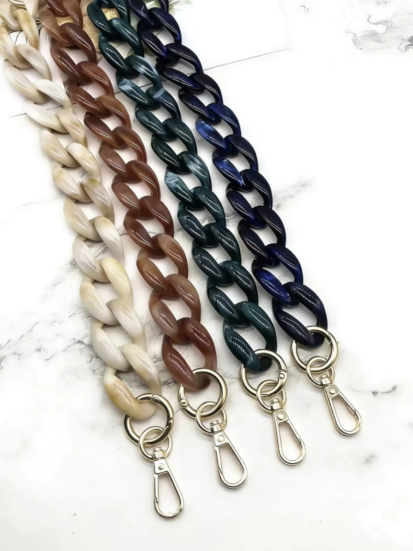 Sturdy Acrylic Bag Chain, Bag Chains for Handbags, Decorative Handbag Accessory, Suitable for Shoulder Bags and Crossbody Bags, Fashionable Design, Daily Use