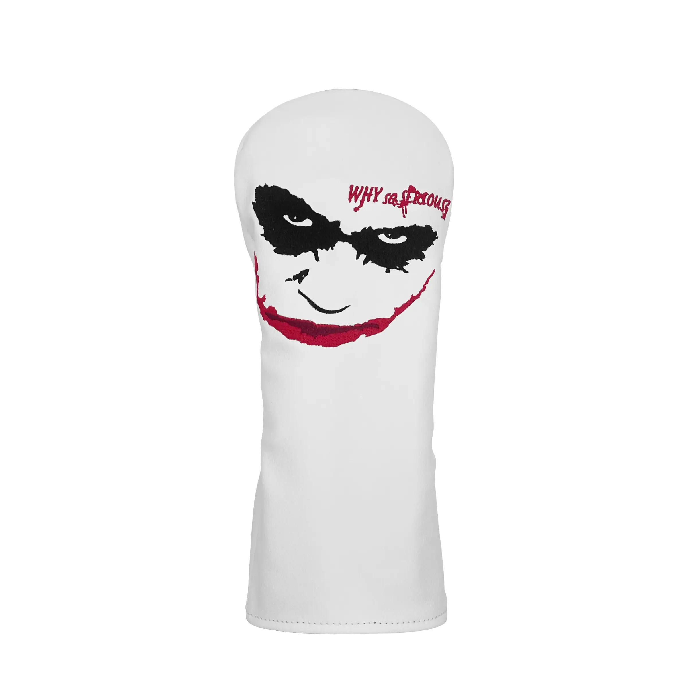 Classic Clown Graffiti Golf Club Head Cover, Thickened Padding, Standard Universal Size, PU Texture, Soft Lining, Golf Protection Case, Gift Idea, Golf Accessory