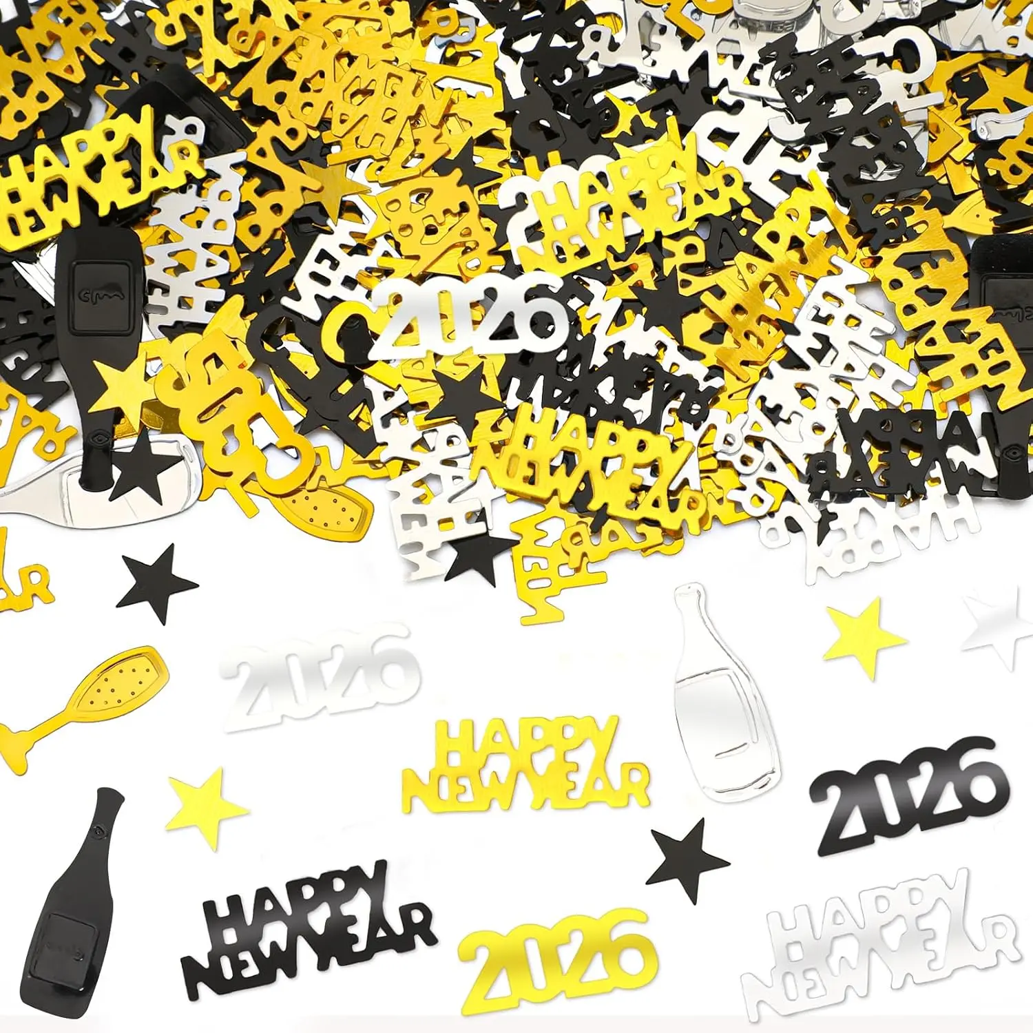 2027   Confetti  Year Eve Party Confetti Decorations | Black    Year Party Decorations, 2027 Nye Table Confetti, Happy  Year Party Decorations,   Supplies
