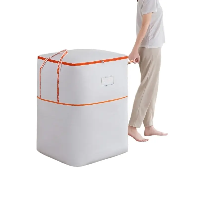 Hand-held moving bags, Portable carrying bag, large-capacity clothes and quilt storage bags, thickened luggage bags for going out, foldable travel packing bags, Multifunctional luggage