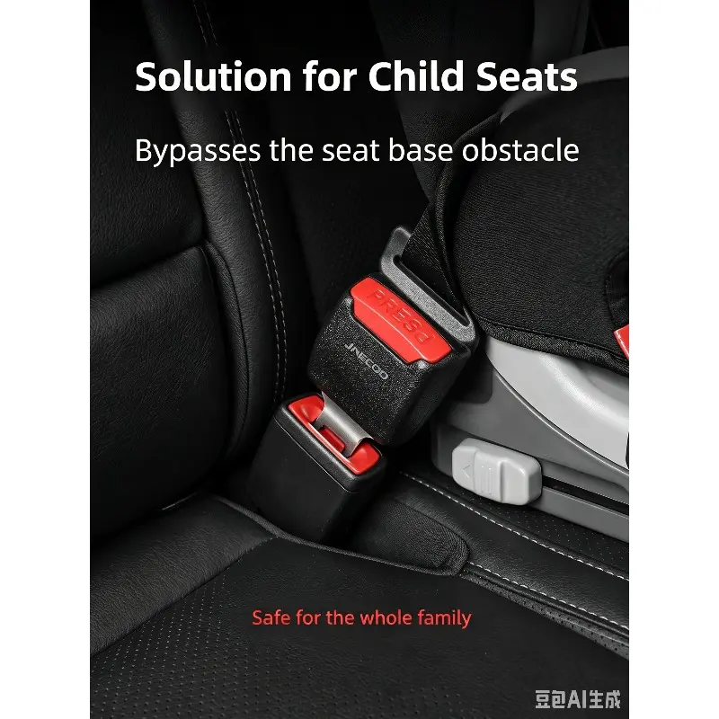 Premium Luxury Interior Safety Belt Lock Extender Heavy Duty Universal Fit Seat Belt Extension Clip Alarm Silencer for Omoda 5 C5 E5 Jaecoo J7 J8 J5 Off-Road Modification
