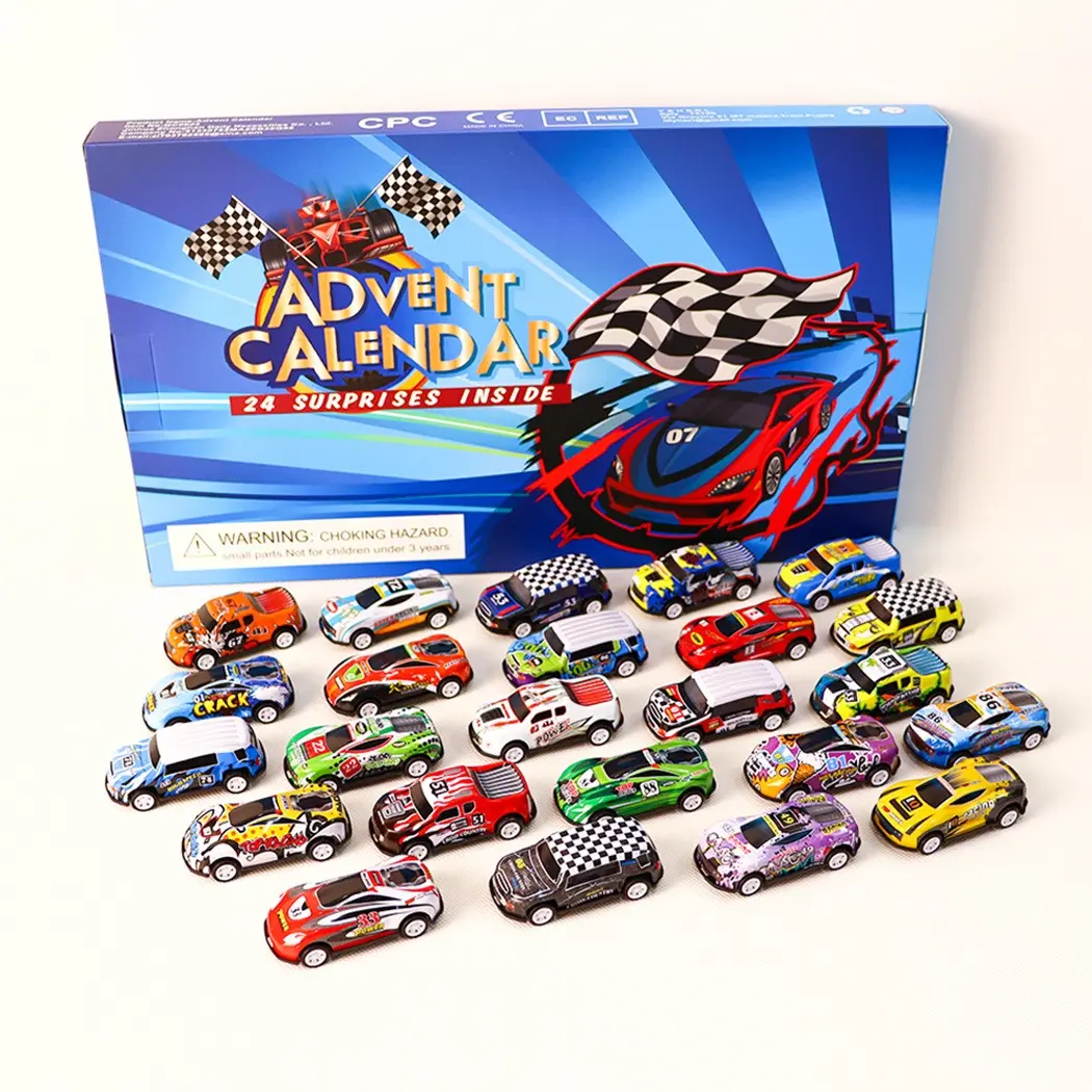 Christmas Countdown Calendar, Car Arrival Calendar, Small Christmas Gift, 24-Day Countdown, Perfect for Festive Season