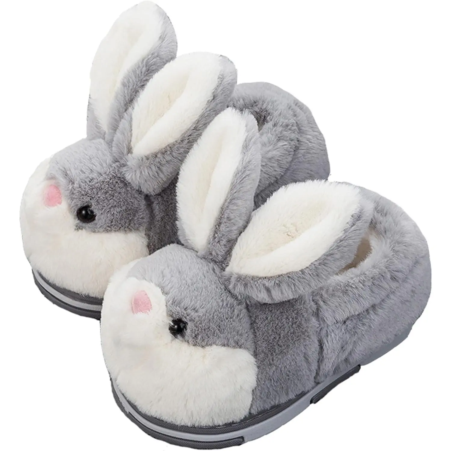 Women's Cute Bunny Animals Slippers Interesting Comtable Furry Slippers Soft Plush Winter season Keep warm Home Slippers