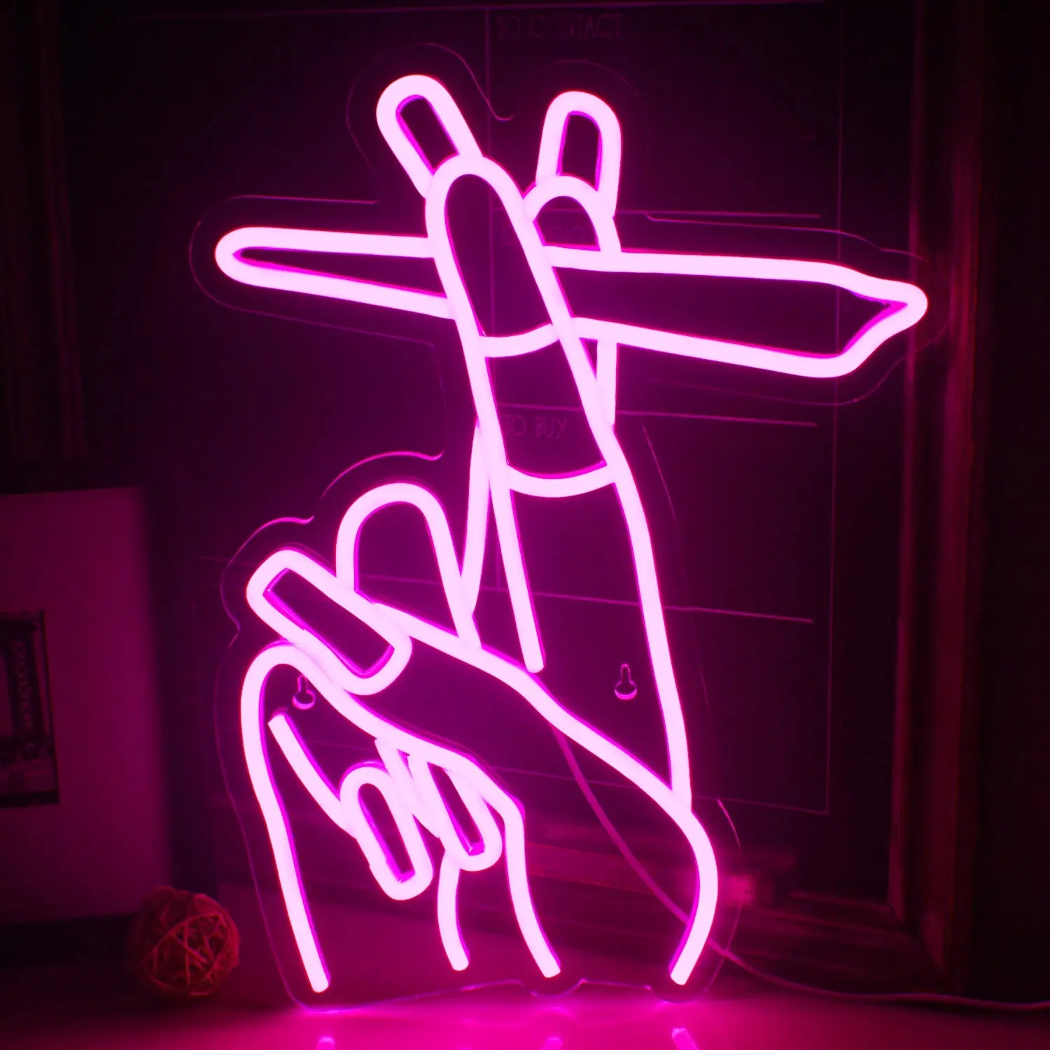 Adjustable Brightness Neon Sign, Personalized Letter LED Wall Hanging Lamp, USB Powered Decorative Lighting for Home Office Shop, LED Neon Lights