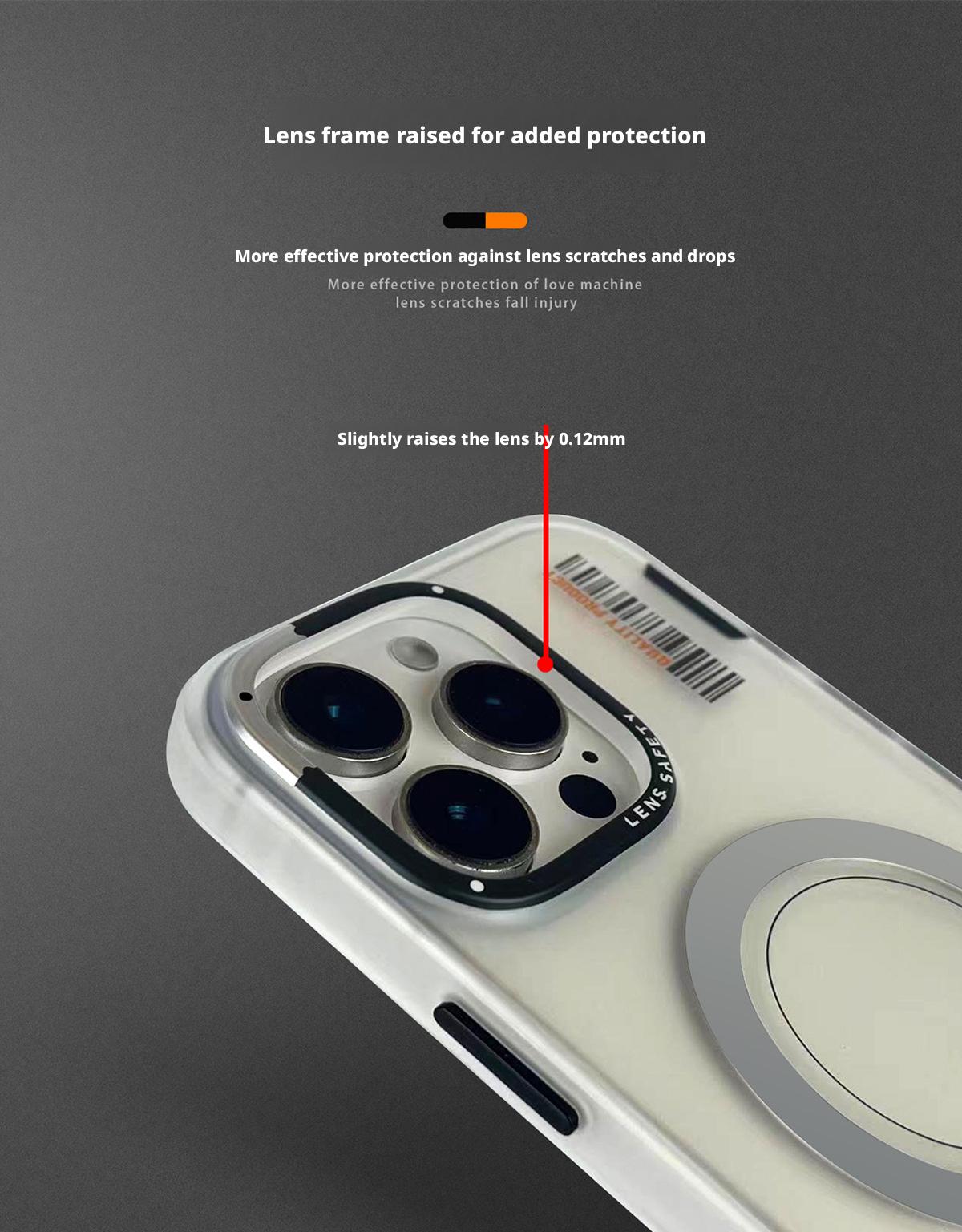 Trendy brand Jinsha magnetic phone case for iPhone 17 Pro Max, skin-feel, anti-drop, full protection for 15 and 13