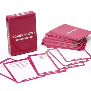 Dare or Shots Group Game Cards for Parties, Enhance Party Fun, Strengthen Interpersonal Relationships, Perfect for Social Gatherings