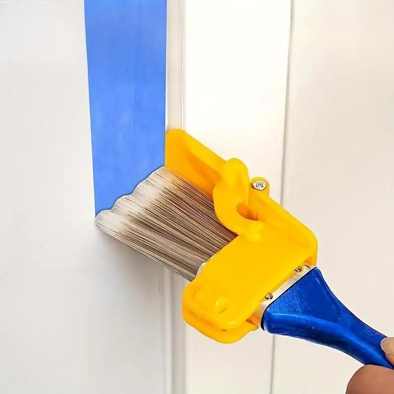 Edge Painting Tool Set with Color Separation Guide, Durable Plastic Handle, Multi-Functional DIY Frame, Wall, Ceiling Edge Treatment, Paint Edger Tool