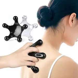 Star Manual Massage Ball, Suitable for Multiple Areas of the Body, Handheld Roller Massager