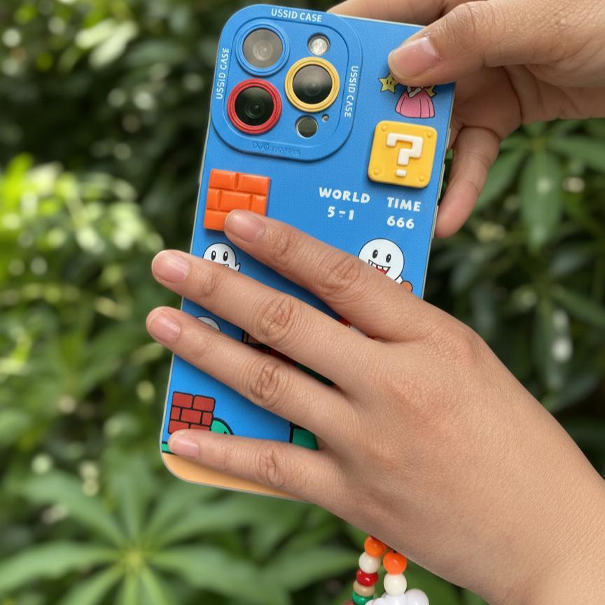 for Samsung Galaxy S26 Ultra S25 S24 S23 Plus S22 3D Cartoon Anime Phone Case with Charms Pendant Cute Game Shockproof Back Cover Shell