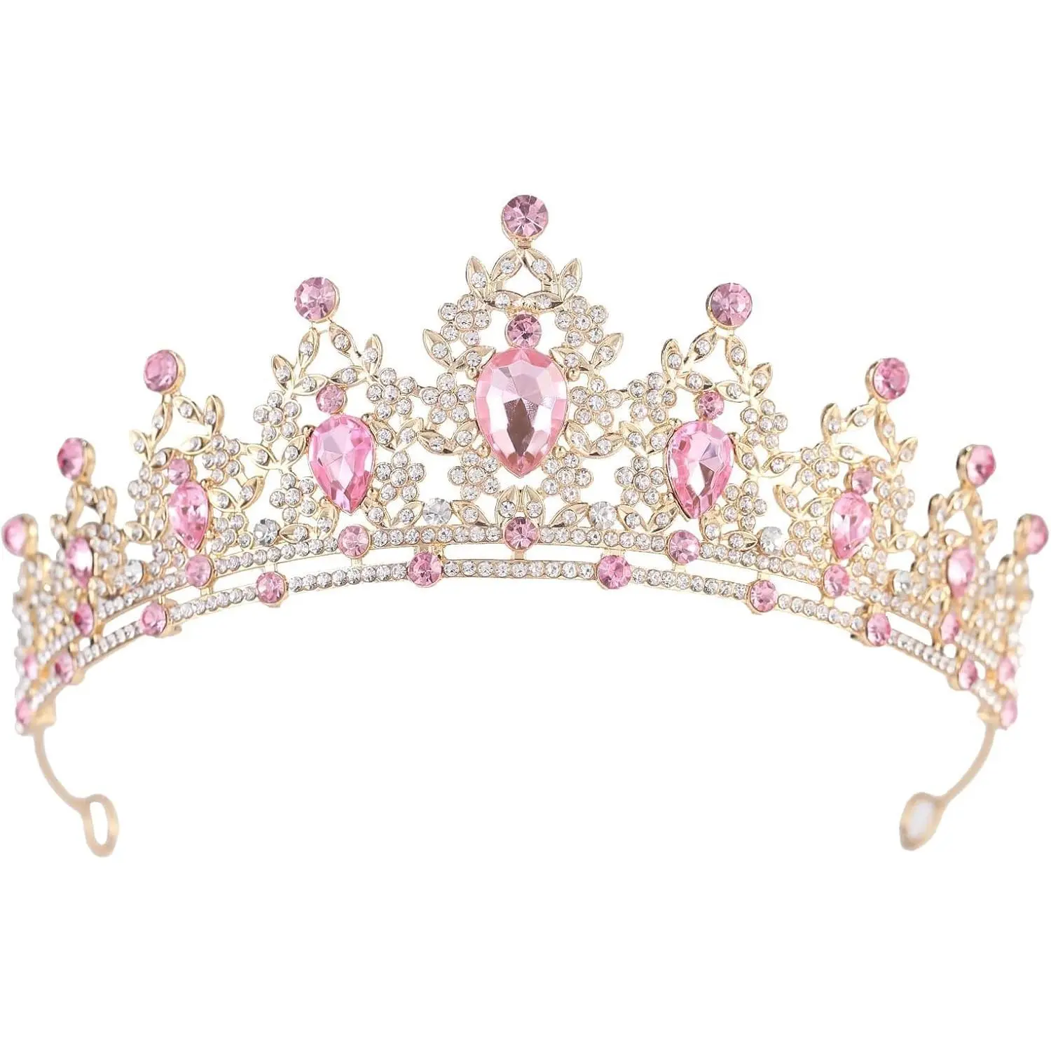 Crystal Crown and Tiara For Women - Rhinestone Headband For Princess Girls,Bridal Hair Accessories For Weddings Birthday