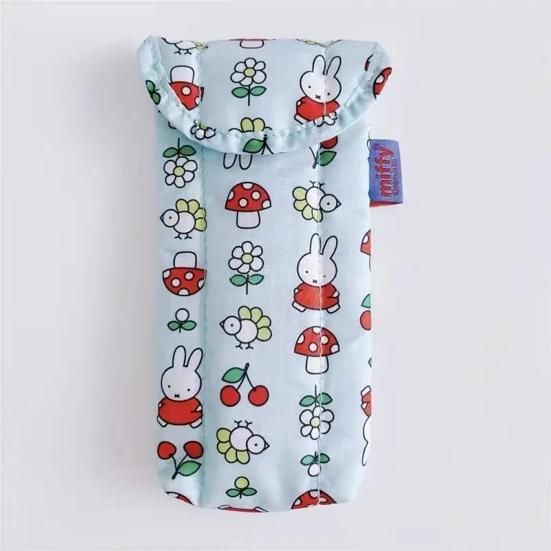 Kawaii Miffy Glasses Storage Bag Cute Rabbit Sunglasses Cartoon Sunglasses Protective Bag with Magnetic Attraction Gift Toy