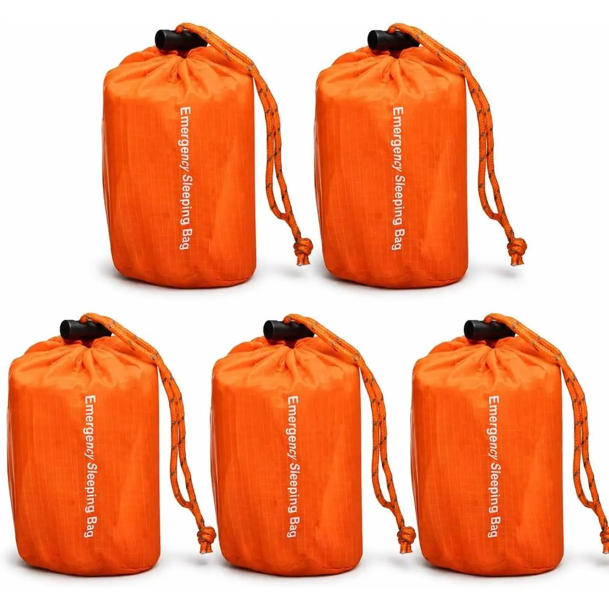 Emergency Sleeping Bag – 84"x36" Thermal Mylar Survival Bivy Sack – Waterproof, Lightweight & Compact Emergency Blanket for Camping, Hiking, Outdoor Survival & Travel