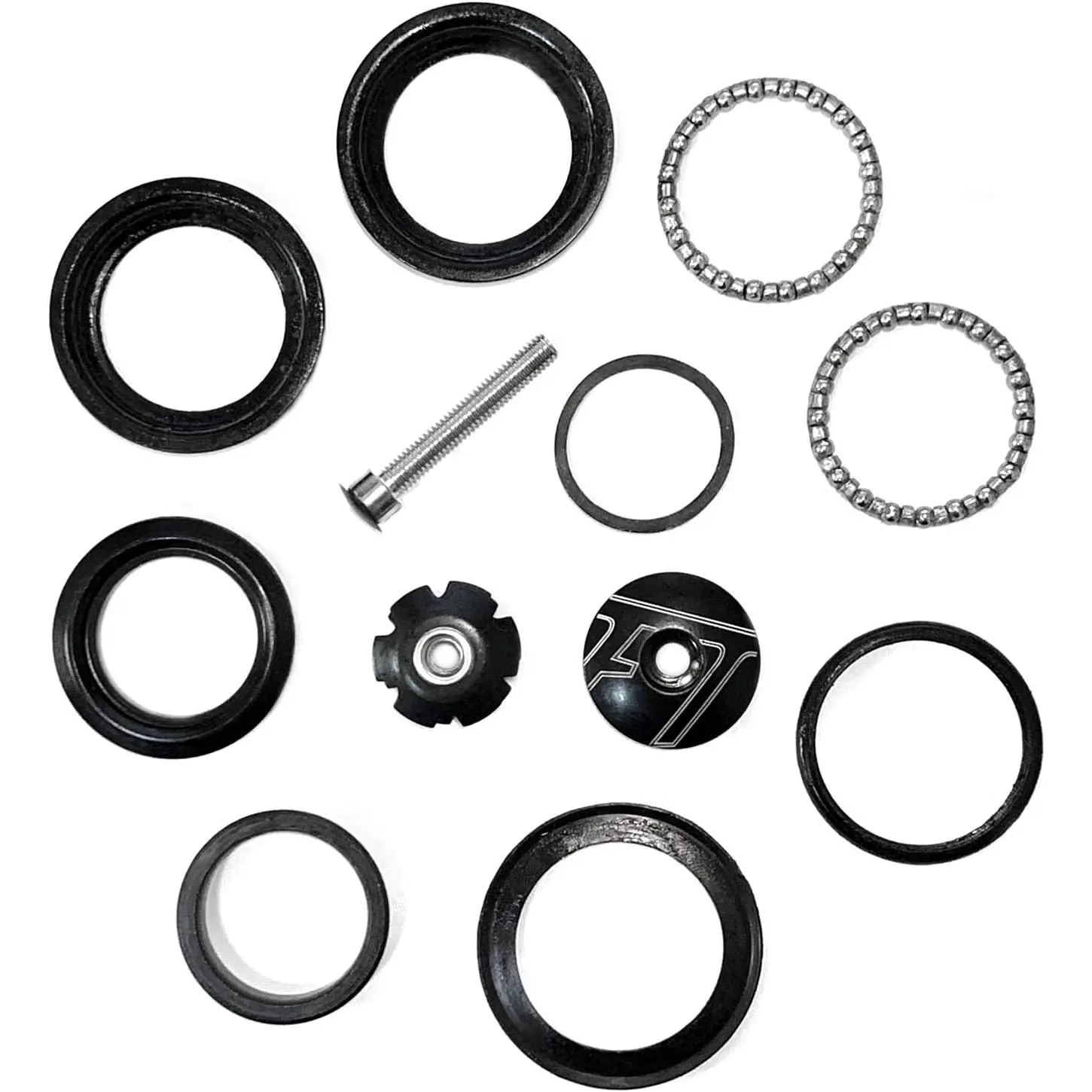 1-1/8" Heavy Duty Headset Top Cap Bearings, 34mm/ 44mm Diameter Threadless Stem Tapered Sealed BMX Bearing Nuts