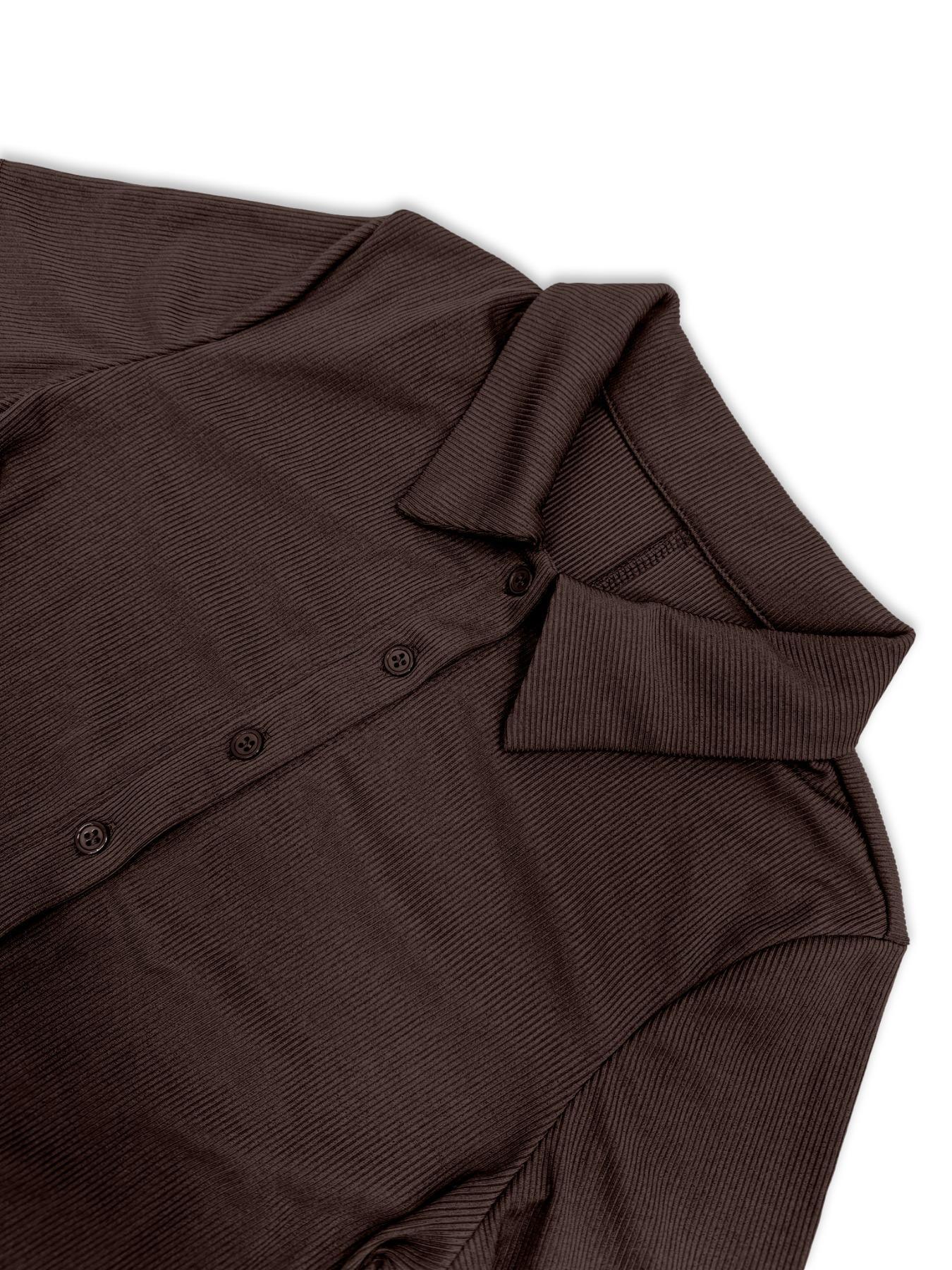 Women's Solid Button Front Fitted Romper, Casual Short Sleeve Romper for Summer, Fashion Women's Clothing for Daily Wear