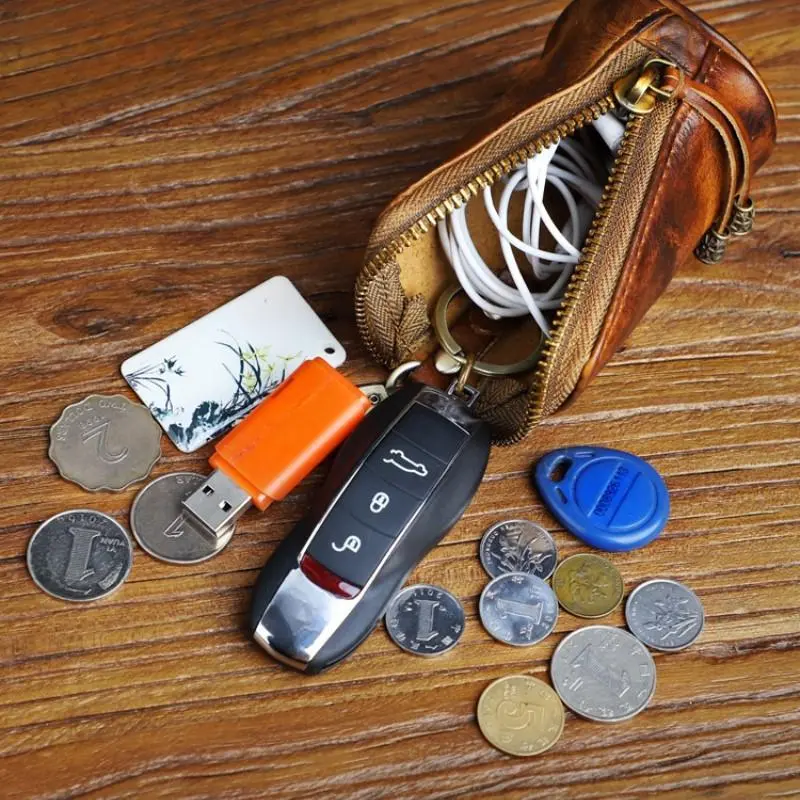 Men's 2-in-1 Dual Mode Wallet Waist Pouch - Carry All, Multi Functional Mini Men's Wallet, Anti-Bulky Keychain Alternative, Durable Collector's Accessory, Carry All Wallet, Multi Functional Wallet